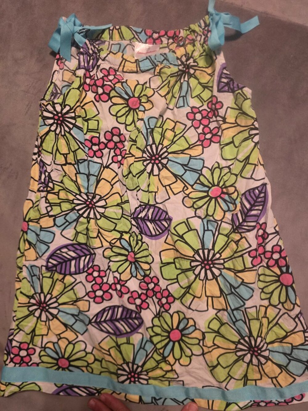 Hanna Andersson girls dress (size 6-7)